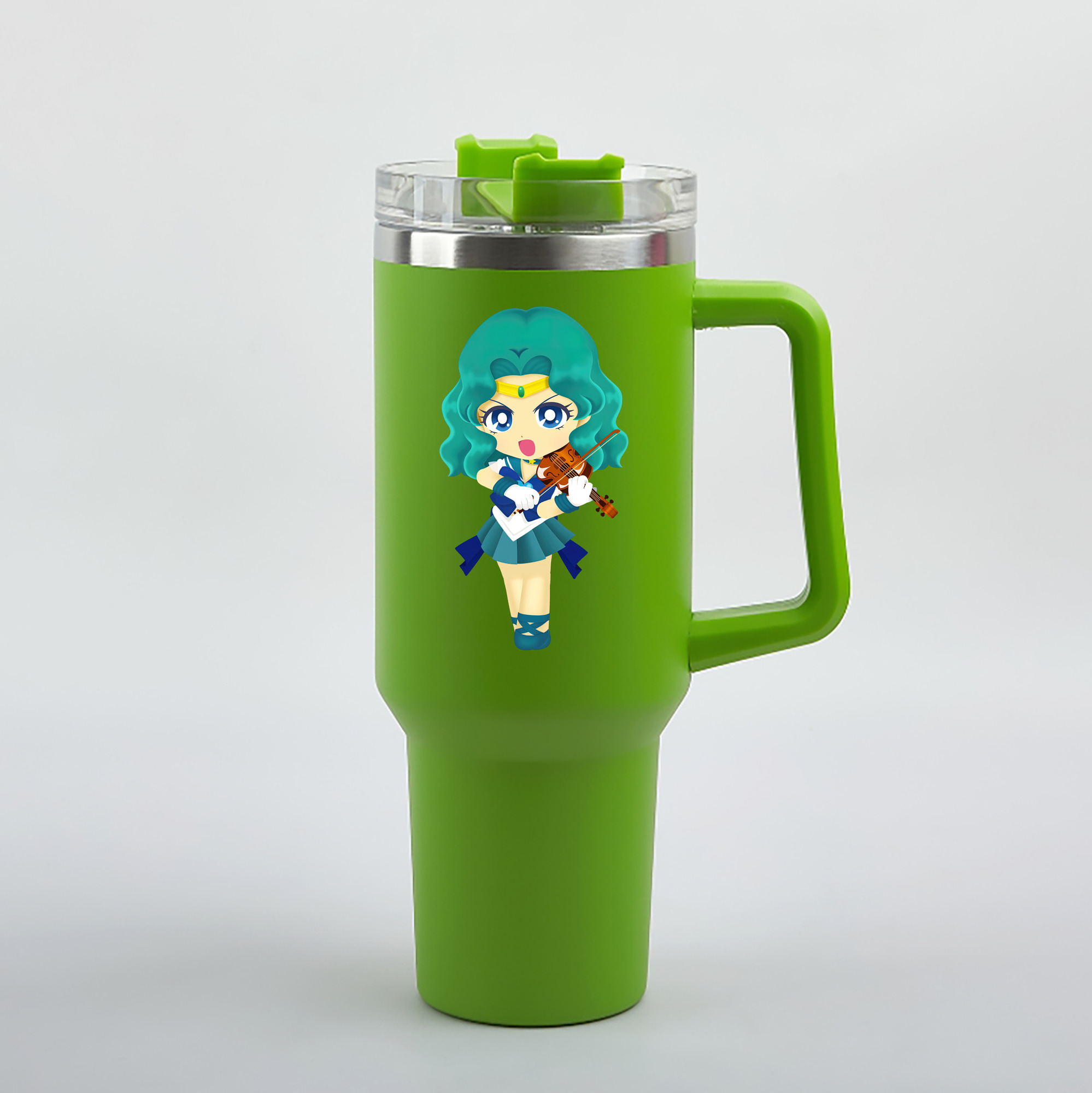 （画像用） 美少女戦士セーラームーン 海王 みちる（かいおう みちる） Sailor Moon Kaiou Michiru 1200mL車用タンブラー（カラープリント）